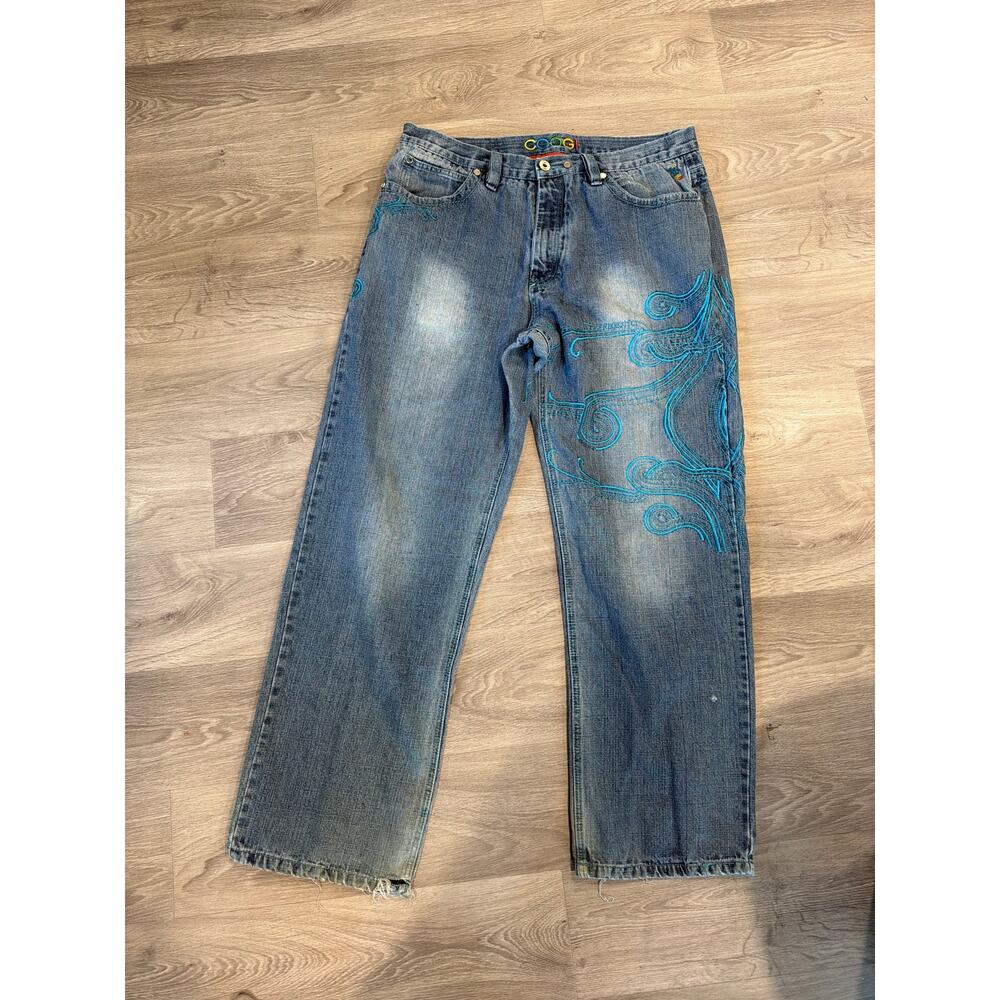 Vintage COOGI men’s embroidered Y2K jeans size 38x34